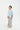 The Canvas Collection Girl Saloma Kaftan Set Baby Blue Ivy Print