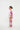 The Canvas Collection Girl Saloma Kaftan Set Barbie Pink Garden Print