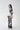 The Canvas Collection Women Saloma Kaftan Set Black & White Ivy Print