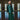 The Lumiere Collection Girl Gala Satin Set in Shiny Emerald Teal - Umbi
