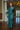 The Lumiere Collection Women Gala Satin Set in Shiny Emerald Teal - Umbi